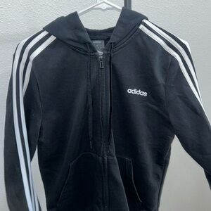 Adidas Black Zip-up
